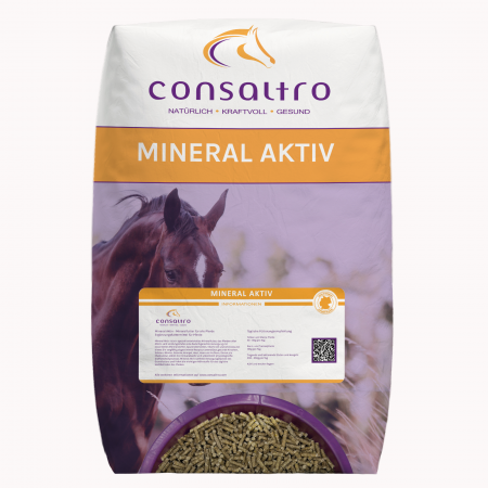 Consaltro Mineral Aktiv Mineralfutter für Pferde 1 Sack 12.5 Kg