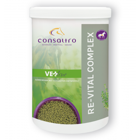 Consaltro Vetline Re-Vital Complex Ergänzungsfuttermittel für Pferde 1 Dose 1.5 Kg