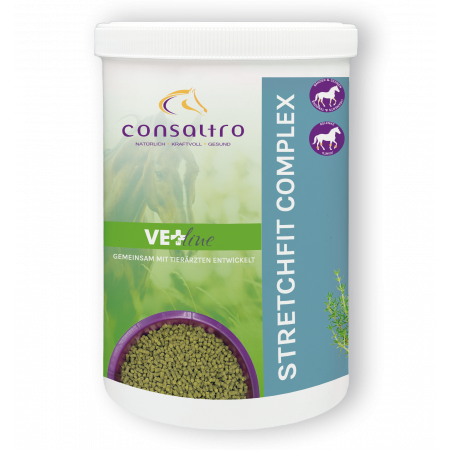 Consaltro Vetline Stretchfit Complex Ergänzungsfuttermittel für Pferde 1 Dose 1.5 Kg